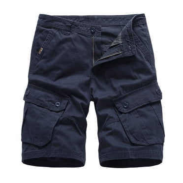 TopLLC Mens Shorts, Men pants Men's Plus Size Cargo Shorts Multi-Pockets Relaxed Summer Beach Shorts Pants