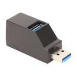 Portatif Mini USB Splitter de port, haute performance USB 3.0 Hub d'extension de l'adaptateur de Splitter, 3 USB Port Hub Dock pour ordinateur portable, carnet, et PC Ordinateur