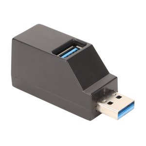 Portable Mini USB Port Splitter, High Performance USB 3.0 Splitter Adapter Extender Hub, 3 USB Port Hub Dock For Laptop, Notebook, And PC Computer