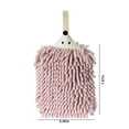 thumbnail image 3 of SuoKom Hedgehog Chenille Hand Towel Cute Hanging Hand Wipe Ball Hand Towel Thickened Absorbent Hangable Multifunctional Hand Towel, 3 of 9
