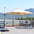 thumbnail image 4 of Patiojoy 10' Market Umbrella Outdoor Patio Square Offsete Beige, 4 of 6