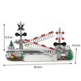 thumbnail image 2 of Moc Creative Expert Ideas City Train Railing Crossing Railway Express Bricks Building Blocks Diy Toys For Children Gifts Banmo, 2 of 5