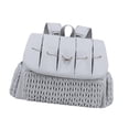 thumbnail image 4 of Lipstore Diaper Bag Backpack Large Capacity Multifunction Waterproof Nappy Tote Bag Mommy gray, 4 of 8