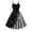Black, variant on Dress for Women Splice Printed Round-Neck Sleeveless T-Shirts for Women Home Daily