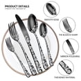thumbnail image 3 of Amdohai 48PCS Stainless Steel Silverware Set Mirror-Polished Cutlery Flatware Set 8 Steak, 3 of 9