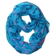 thumbnail image 1 of Peach Couture All season Infinity Loop Scarves Border Anchor Print, 1 of 3