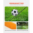 thumbnail image 3 of KFFKFF Portable Soccer Goal, 12x6 ft Adults Kids Backyard Soccer Net, Large Practice Soccer Net, Steel Fiberglass Structure Training Goal Set, All-Weather Outdoor Soccer Goals, 3 of 9
