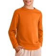 thumbnail image 2 of WUANDIXFA T-Shirts à Manches Longues pour Garçons pour Enfants Enfants Garçons Automne Coton T-Shirts à Manches Longues à Col Rond T-Shirts Hauts Orange, 1-2 Ans, 2 of 4