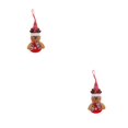 thumbnail image 1 of QualitChoice Pendentif Arbre de Noël Portable Réutilisable Hôtel Restaurant Bar Centre Commercial Décoration Décorative Accessoires Animal 2Set, 1 of 6