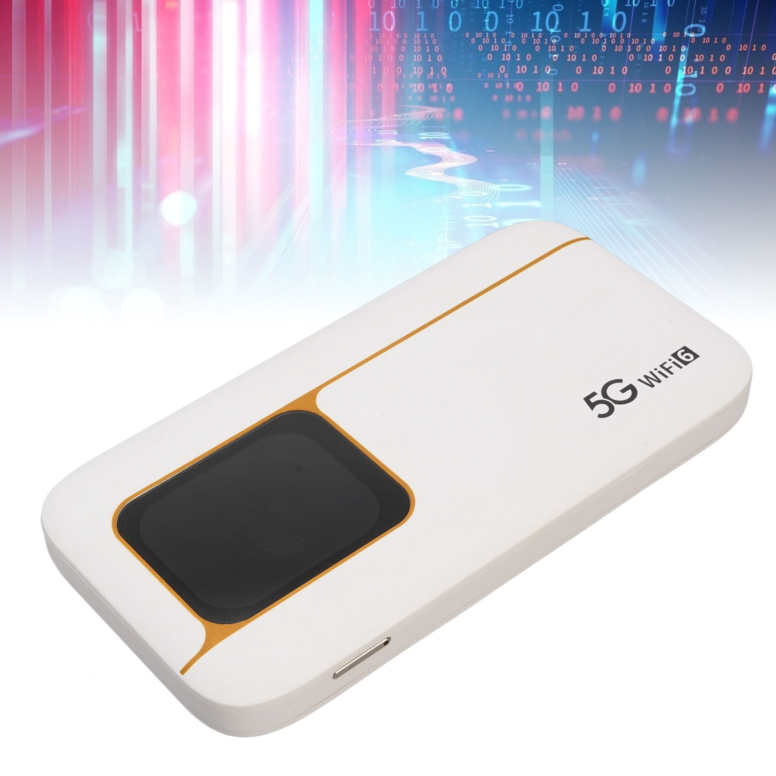 5G Mobile Hotspot, WiFi 6 High Speed Mobile Hotspot Sim Card Slot  for Working Places