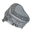 thumbnail image 1 of yingyy Display Storage Box with Lid Heart Shaped Dust-proof Pendant Bangle Organizer Ear Stud Jewelry Holder for Showcase, 1 of 1
