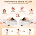 thumbnail image 3 of SAWUGA Cervical Pillow for Neck and Shoulder,Contour Memory Foam Pillow,Ergonomic Neck Support Pillow for Side Back Stomach Sleepers with Pillowcase, 3 of 6