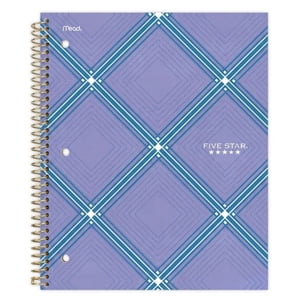 Five Star® 1 Subject 160pg Style Notebook, Diamond