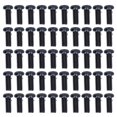 thumbnail image 1 of Screws 50pcs DIN 7985 Steel Pan Head Machine Screw Fully Threaded Black Zinc Plated  Fastener, 1 of 8