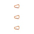 thumbnail image 2 of Decodeary Mousqueton Léger Résistant à l'Usure Technologie Avancée Large Application Surface Lisse Haute Résistance Caribeener Clips Orange 3Set, 2 of 6