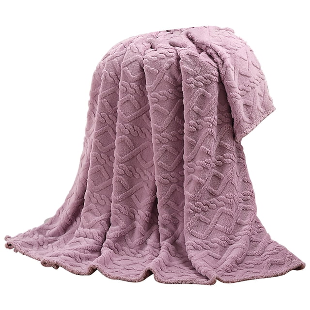 Birdeem 120*200Cm Super Soft Warm Solid Warm Micro Plush Fleece Blanket Throw Rug Sofa Bedding