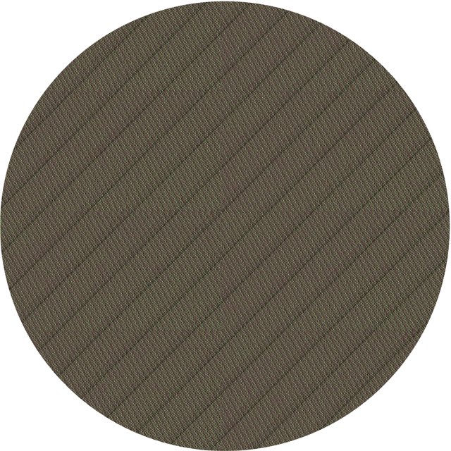 Ahgly Company Tapis Rond Lavable en Machine Intérieur Transitionnel Marron Chocolat, 5 Pieds Rond