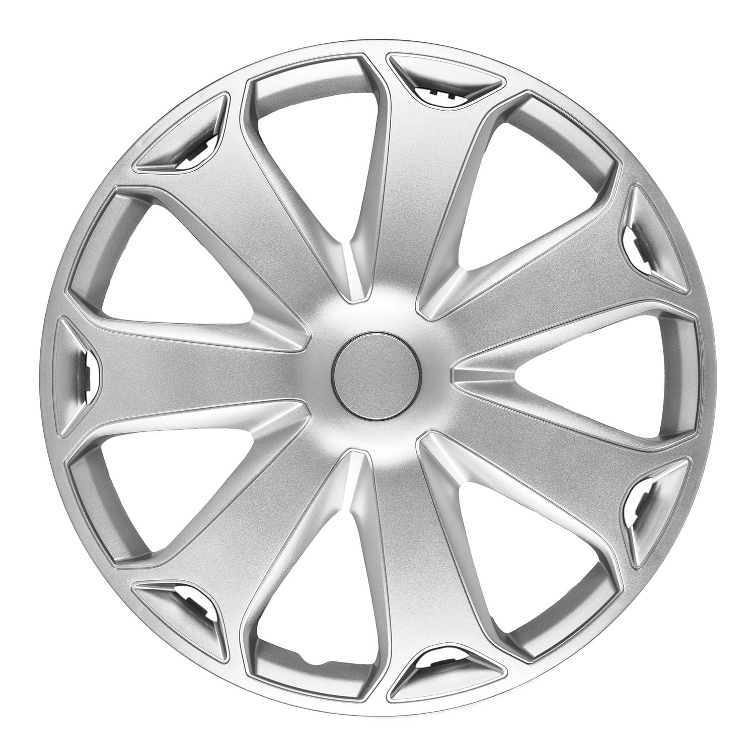 15" Jiro Wheel Covers, Silver, set of 4