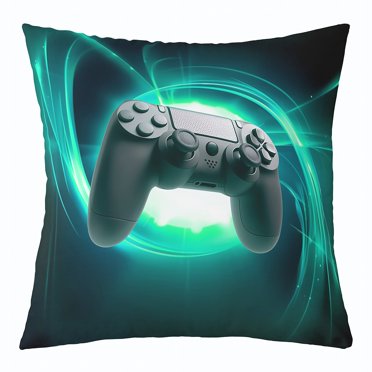 Erosebridal Gamer Cushion Covers for Sofa Set,Video Gaming Throw Pillow Covers 24x24 Set,Gradient Bedroom Decor