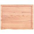 thumbnail image 2 of vidaXL Table Top Light Brown 80x60x(2-6) cm Treated Solid Wood Oak, 2 of 5