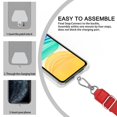 thumbnail image 4 of Phone Lanyard, Neck Strap and Wrist Tether Key Chain Holder Universal for Phone Case Anchor Fit All Smartphones, 4 of 5