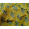 thumbnail image 4 of oneOone Silk Tabby Fabric Leaves & Floral Block Print Sewing Fabric BTY 42 Inch Wide, 4 of 4