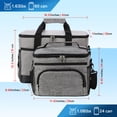 thumbnail image 2 of EIGTHTAIL 24 Can Soft-Sided Cooler with Shoulder Strap  Gray, 2 of 7