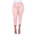 thumbnail image 2 of White Mark Jeans Capri pour Femmes Grande Taille, 2 of 5