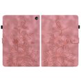 thumbnail image 1 of FJLBDE Étui pour Amazon Kindle Fire 7 (12e Gén., Version 2022), Portefeuille Folio à Rabat en Cuir PU à Motif Floral Embossé avec Support, Rose, 1 of 7