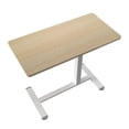 thumbnail image 2 of IMGadgets Height Adjustable Desk 31.5x16 inch (WALNUT) | Standing  Desk table for Work and Home| Overbed C- Table Desk  | Sit Stand computer desk table, 2 of 9