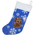 thumbnail image 2 of Carolines Treasures CK3912CS Labradoodle Winter Snowflakes Christmas Stocking, 2 of 2