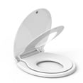 thumbnail image 1 of COZONY White Oval Plastic, Toilet Seat, 1 of 8