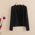 thumbnail image 2 of AherBiu Plus Size Cardigan for Women Open Front Lightweight Fall Cardigans Trendy Causal Cover up Shrugs, 2 of 3