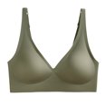 thumbnail image 4 of Timegard Womens Bras Adjustable Strap Wireless Deep V Neck Smoothing Full Support Comfort Everyday Bra, 4 of 6