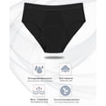thumbnail image 3 of Becaristey Culottes de Maternité Maillot de Bain Anti-Fuites Bas de Bikinis Respirants Culottes Physiologiques Réutilisables Shorts de Bain Bleu/l 1 Ensemble, 3 of 6