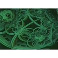 thumbnail image 1 of Ahgly Company Machine Washable Indoor Rectangle Transitional Dark Forest Green Area Rugs, 3' x 5', 1 of 7