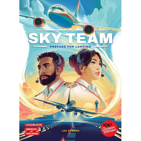 Sky Team_Scorpion Masqué, Anglais, Jeu Coopératif 2 Joueurs, 12 ans+, Spiel des Jahres 2024