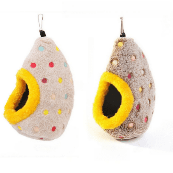 Hearth & Gear Cozy Hanging Hut Sleeping Bed For Small Medium Parrots Conures Lovebirds Finches And Birds My Texas Lady Natural Outdoor Decorations Metal Home Birdhouse Small Bulk Handmade Wooden