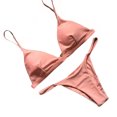 thumbnail image 3 of EQWLJWE Bikini Mode Aguichant pour Femmes Imprimé Maillot de Bain Deux Pièces Ensemble de Plage, 3 of 4
