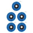 thumbnail image 1 of QualitChoice Sanding Wheel Polishing Paint Rust Grinding Inner Hole Tools for Angle Grinder Wood Metal Buffing Car Accessories #100 blue 5Set, 1 of 6