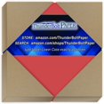 thumbnail image 1 of 100 Bright Apple Red Color 65lb Cover|Card Paper - 4" X 4" (4X4 Inches) Small Square Card Size - 65 lb/Pound Light Weight Cardstock - Quality Printable Smooth Surface for Colorful Results, 1 of 4