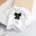 thumbnail image 2 of Vêtements Fille 6t Hiver Haut Floral Manches Longues T-Shirt Graphique Mignon Décontracté à Col Rond Manches Courtes pour Tout-Petit Fille Hauts, 2 of 3