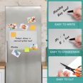 thumbnail image 3 of Uxcell Magnetic Dry Erase Board Sheet for Fridge - Kitchen Organizer and Planner Silver, 3 of 7