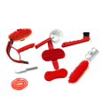 thumbnail image 2 of S SERENABLE 10 Pieces Horse Grooming Kit Bathing Tack Room Supplies Set for Horse Riders, 2 of 9