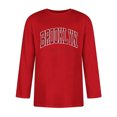 thumbnail image 3 of Mens T Shirt 3/4 Sleeve Comfortable Crewneck Graduated Color Fit Red Men's Fall Clothing size XXXL, 3 of 4