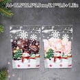 thumbnail image 5 of Sacs Thermoscellables pour Biscuits de Noël 50/100 Pcs pour Emballage de Nougat, Bonbons et Biscuits, 5 of 5