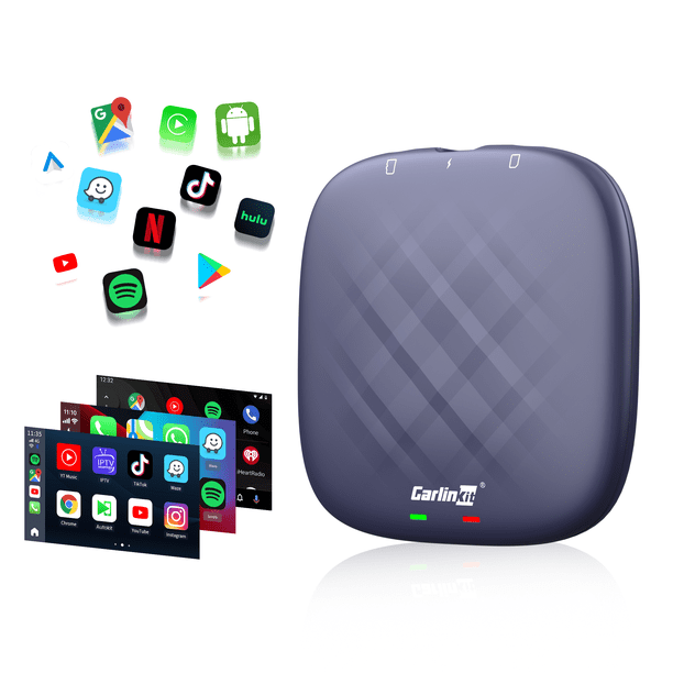 Carlinkit Ai Box Plus, 3 in 1 Android 13 Car TV Ai Box, 8+128GB