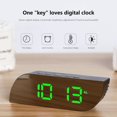 thumbnail image 4 of Horloge Numérique Grand Affichage Alarme LED Réveils Électriques Surface pour Maquillage avec Mode de Gradation, 4 of 6