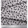 thumbnail image 3 of Soimoi Rayon Fabric Stripe & Cat Animal Print Fabric by The Yard 42 Inch Wide, 3 of 3
