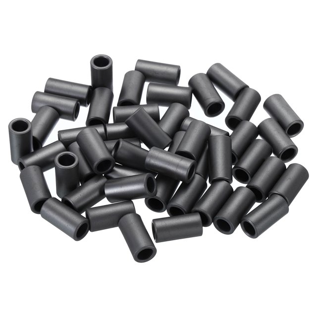 Unique Bargains Ferrite Toroid Core, Toroid Core 0.4' ODx0.3' IDx0.8' H, Black 50 Pack